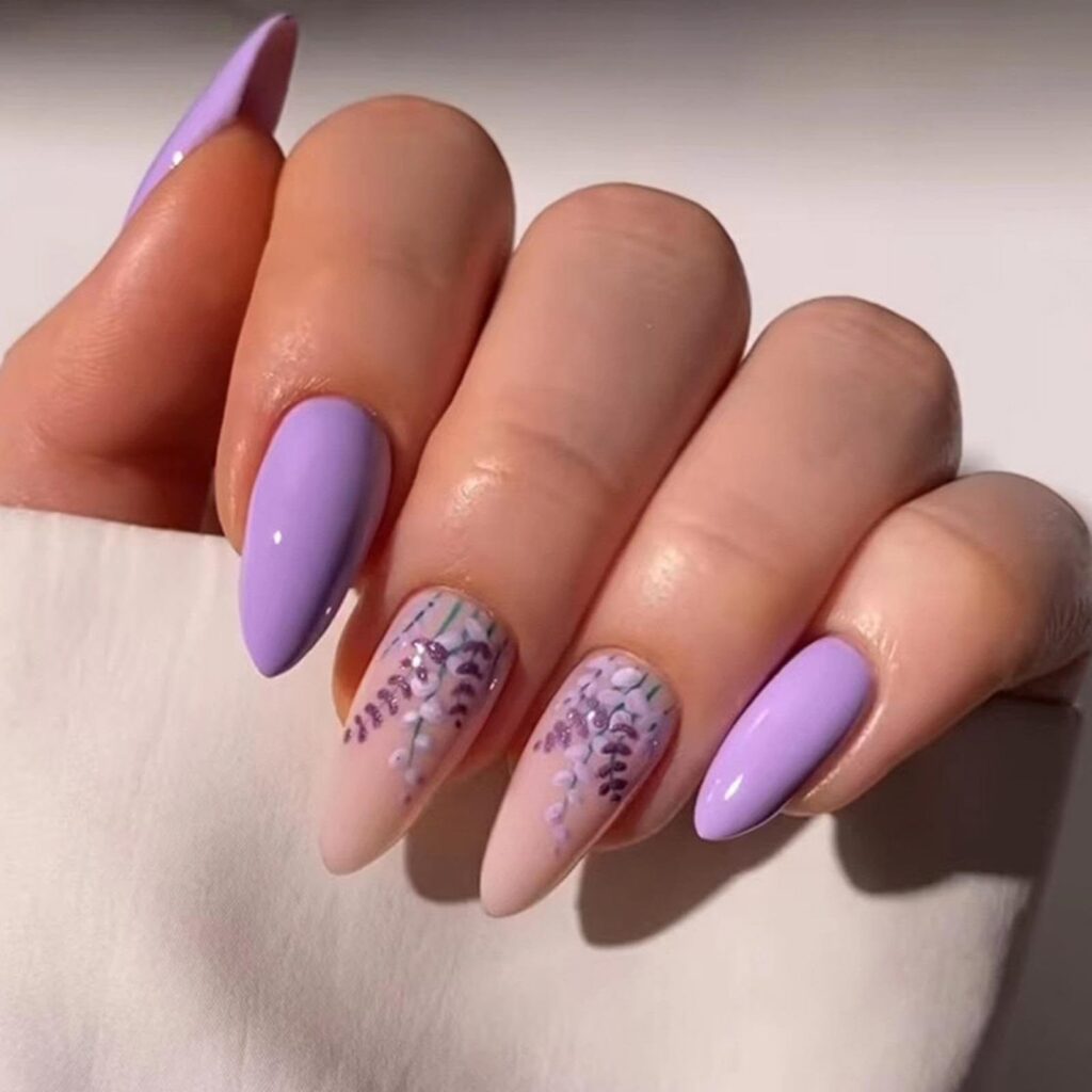 Simple Spring Nails