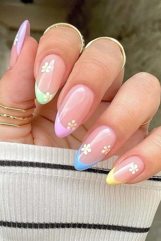 Simple Spring Nails