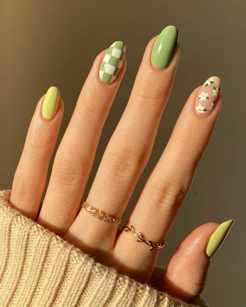 Simple Spring Nails