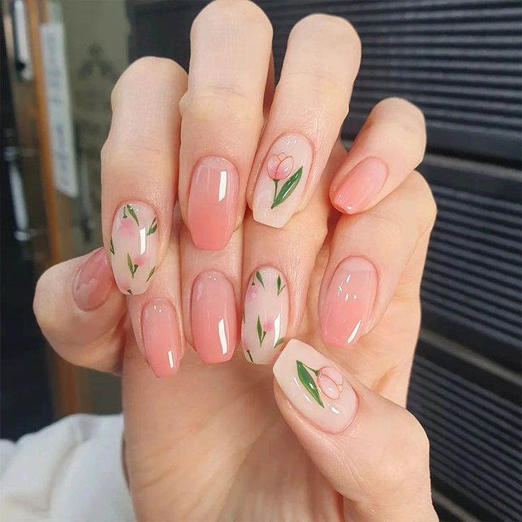 Simple Spring Nails