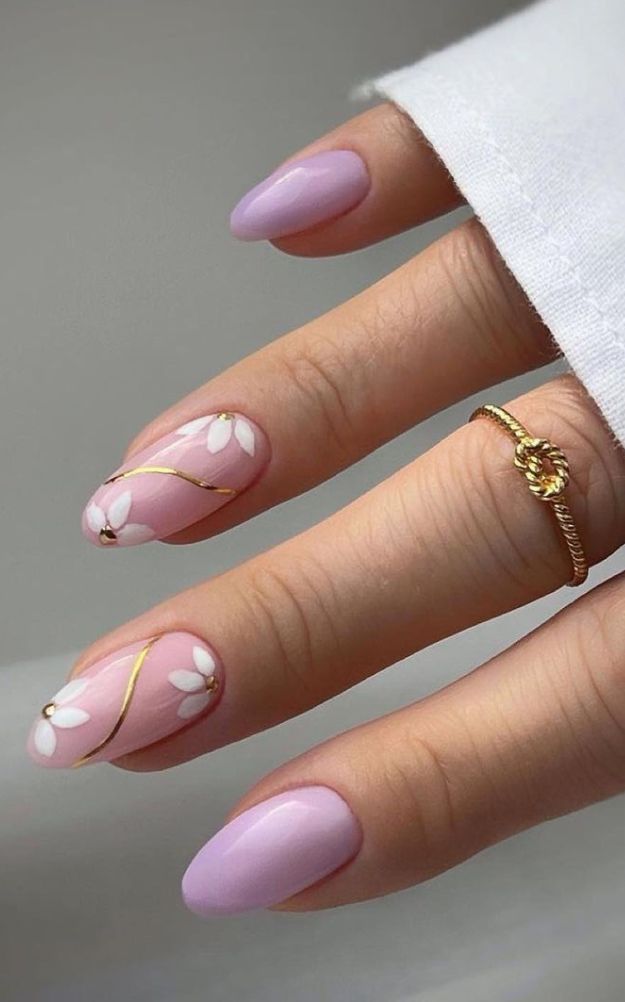 Simple Spring Nails