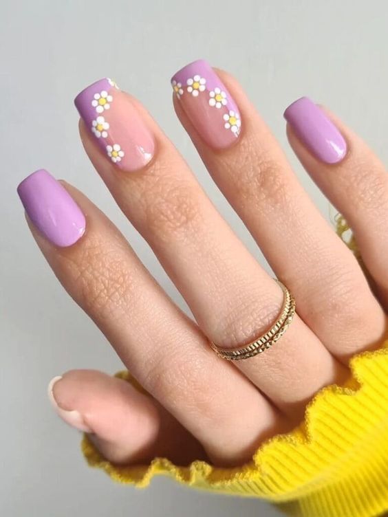 Simple Spring Nails
