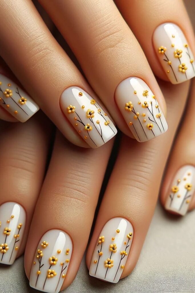Simple Spring Nails