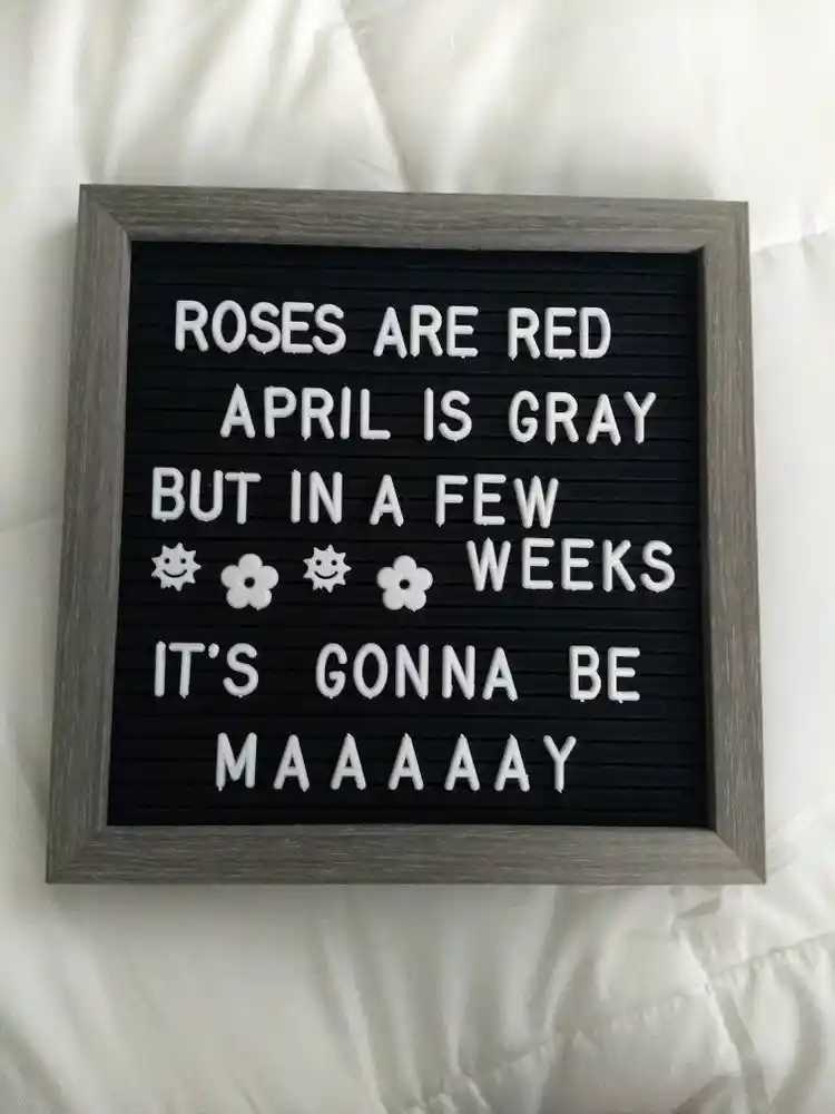 Spring Letter Board Quotes