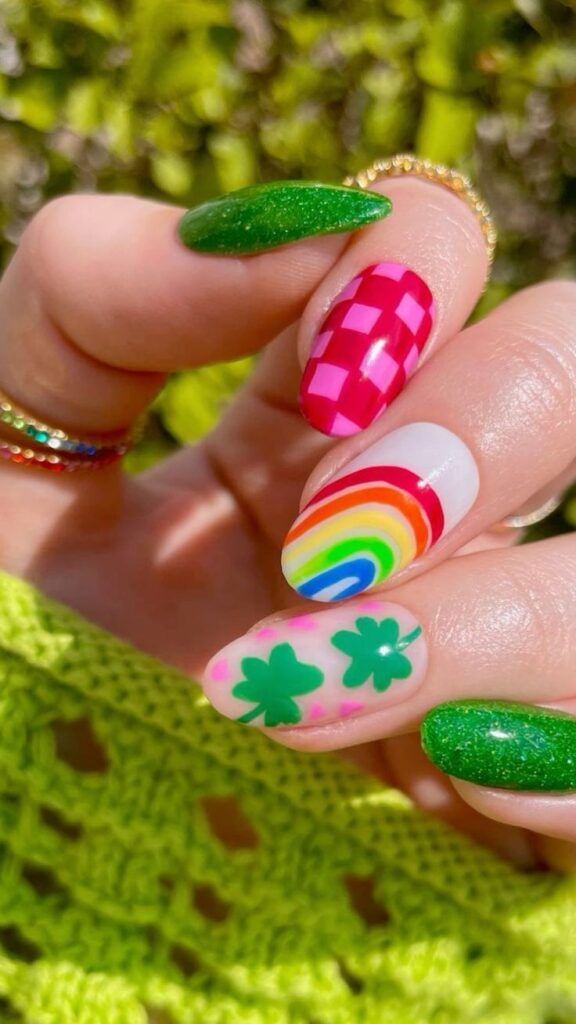 St Patrick Day Nails