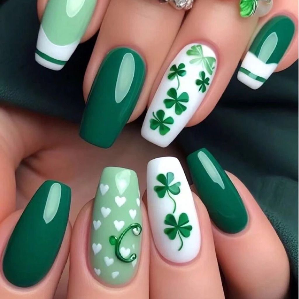 St Patrick Day Nails