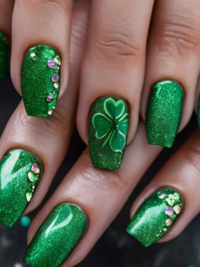 St Patrick Day Nails
