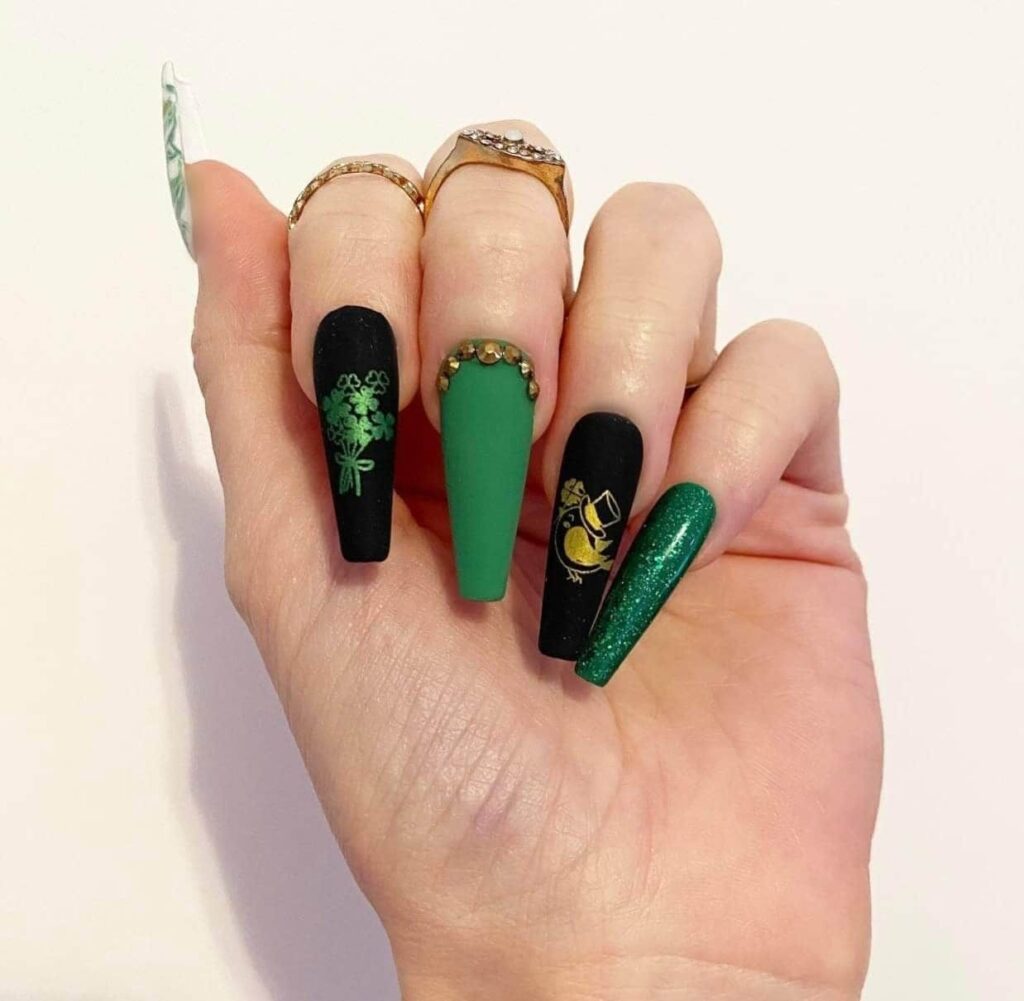 St Patrick Day Nails