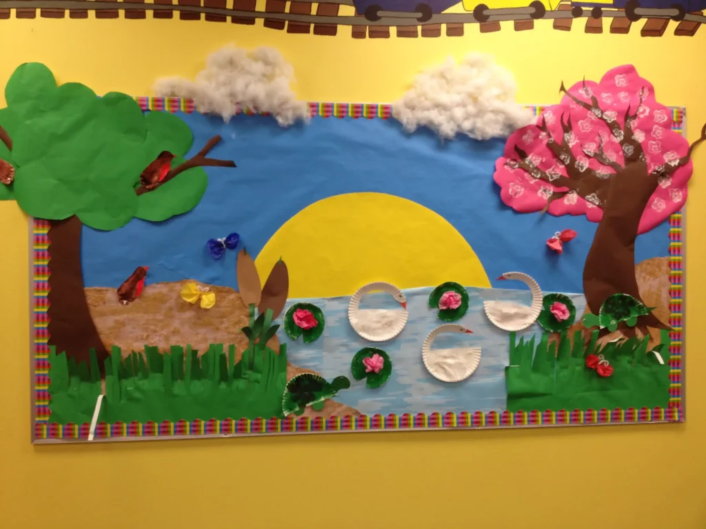 April bulletin board ideas