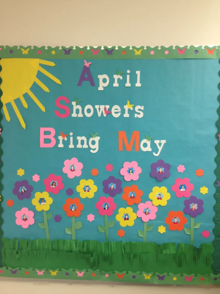 April bulletin board ideas