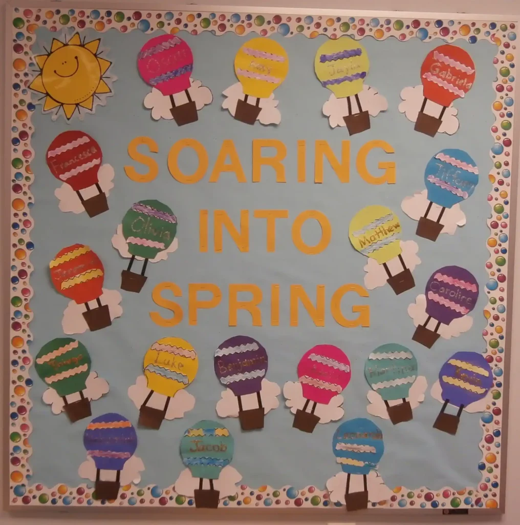 April bulletin board ideas