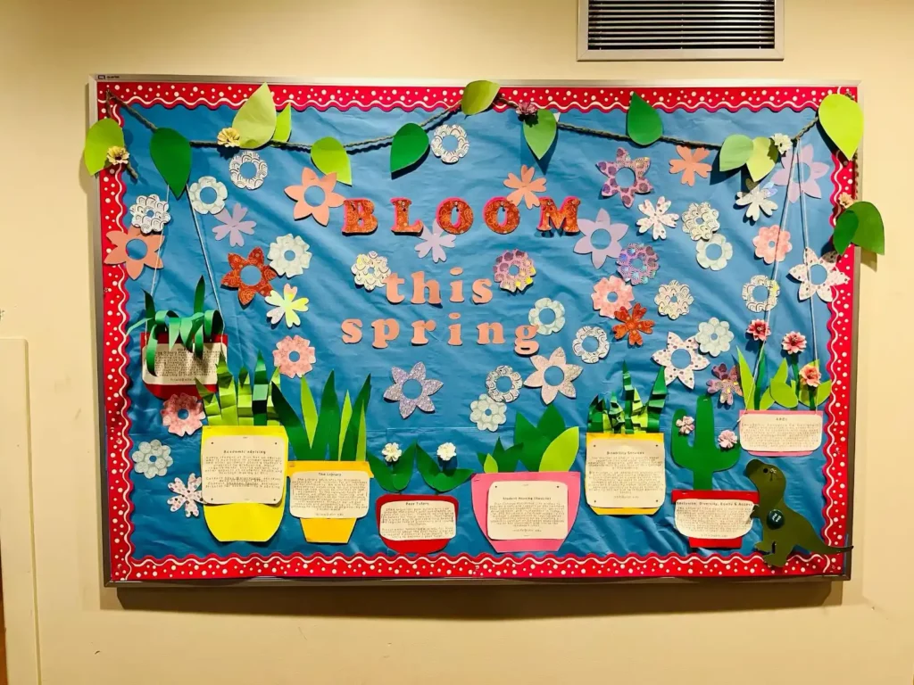 April bulletin board ideas