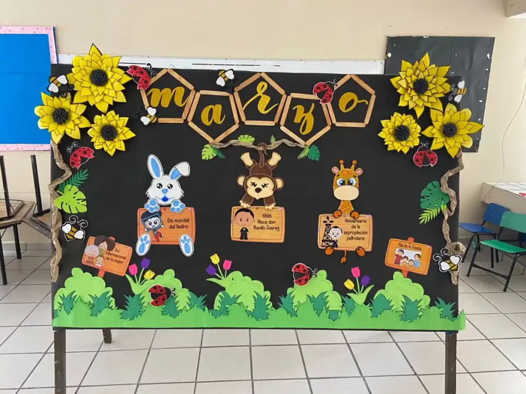 April bulletin board ideas