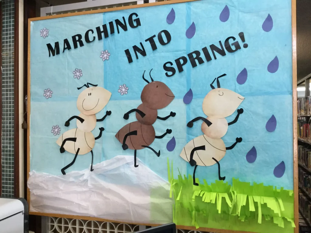 April bulletin board ideas