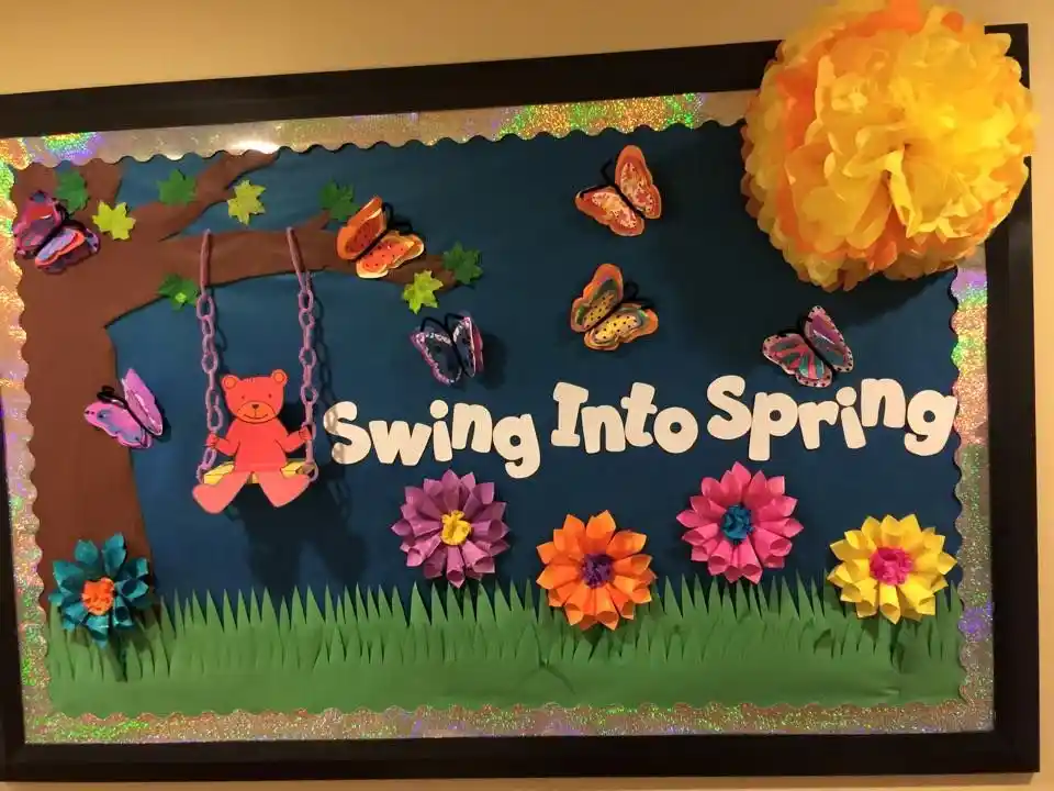 April bulletin board ideas