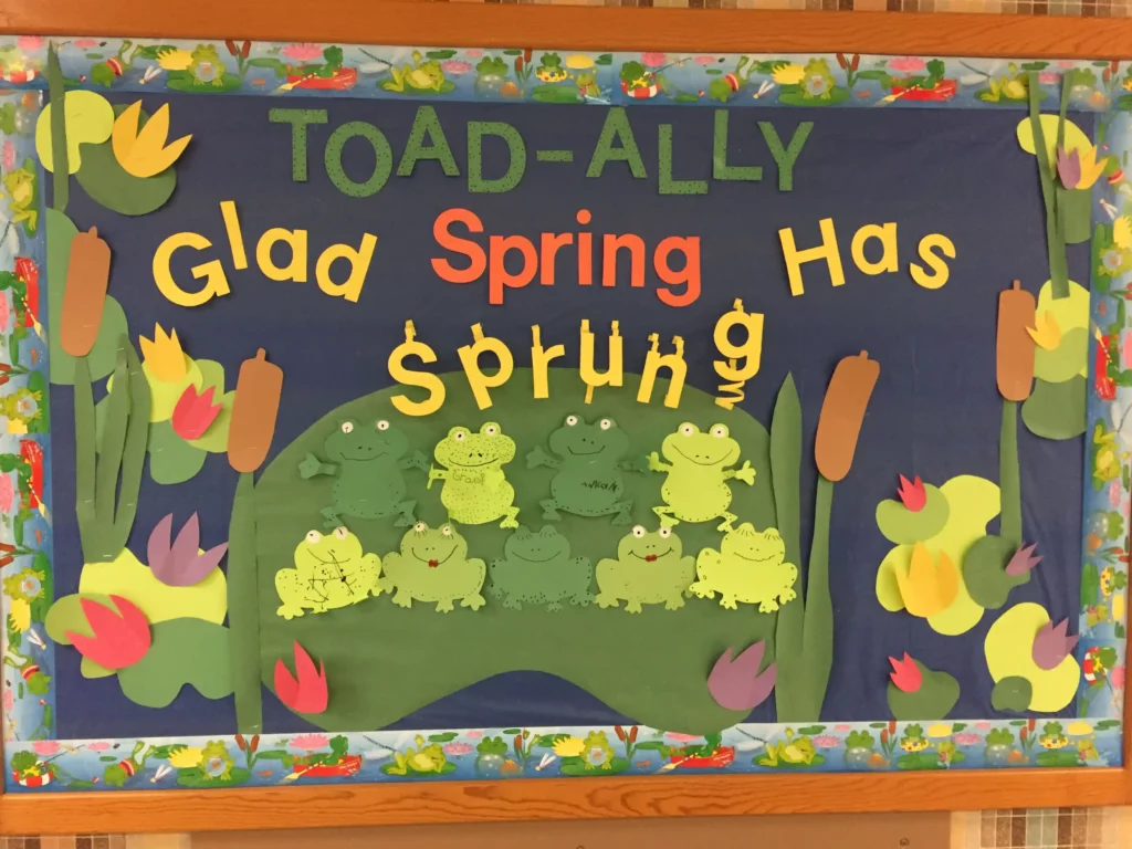 April bulletin board ideas