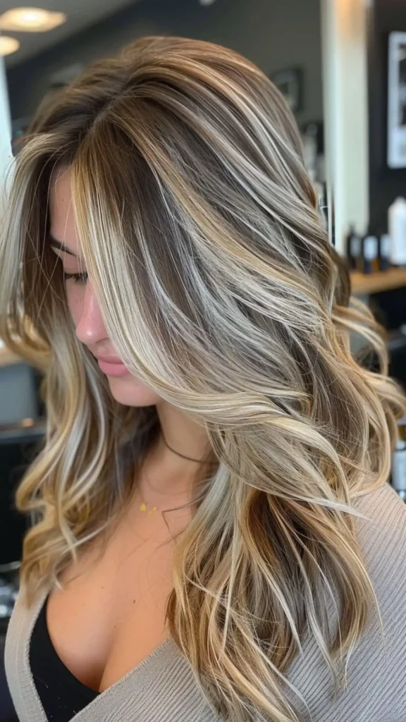 Blended Highlights and Lowlights Blonde