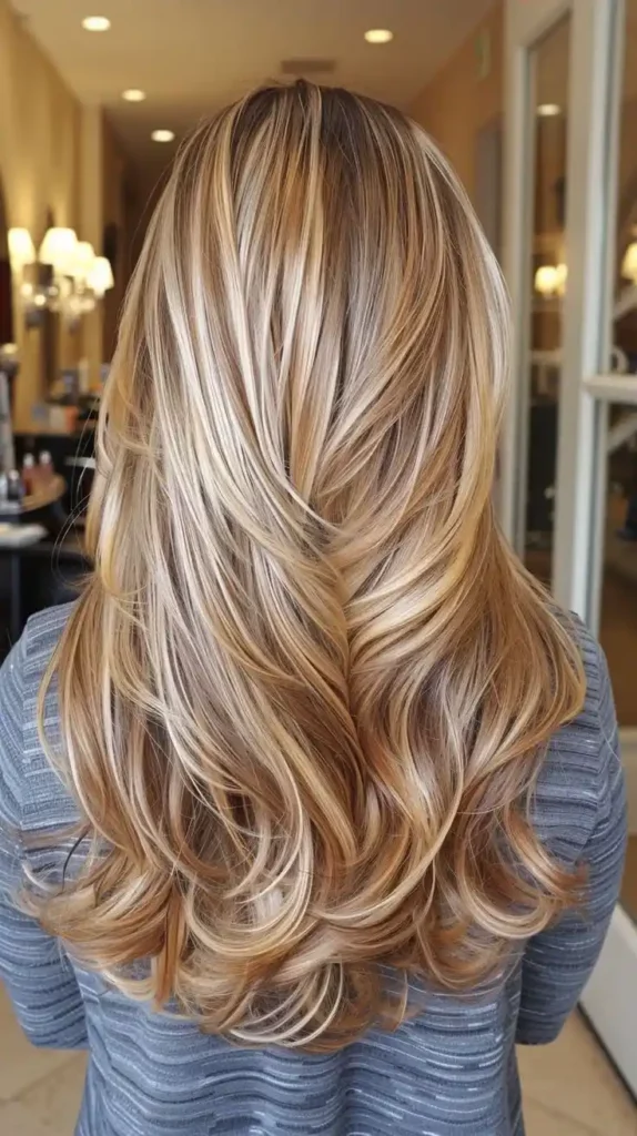 Blended Highlights and Lowlights Blonde