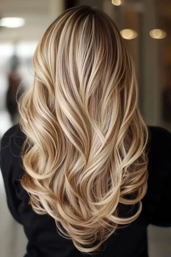 Blended Highlights and Lowlights Blonde