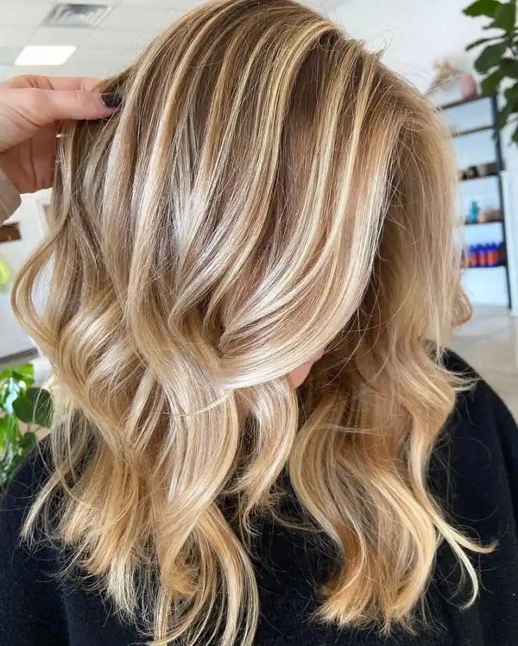 Blended Highlights and Lowlights Blonde