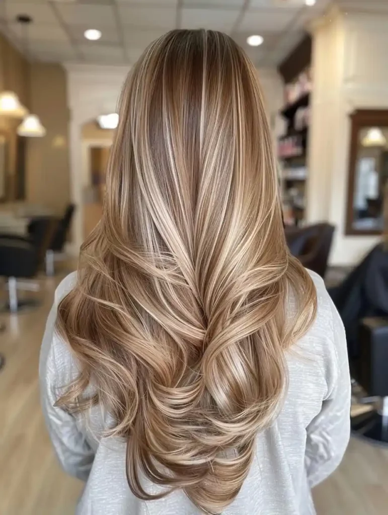 Blended Highlights and Lowlights Blonde