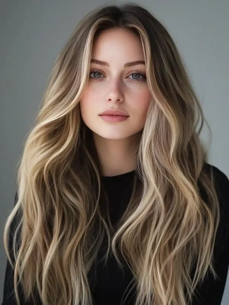 Blended Highlights and Lowlights Blonde