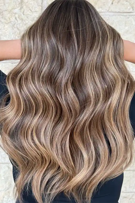 Blended Highlights and Lowlights Blonde
