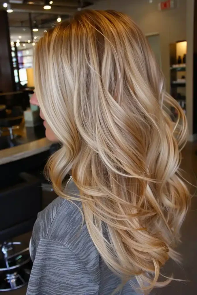 Blended Highlights and Lowlights Blonde