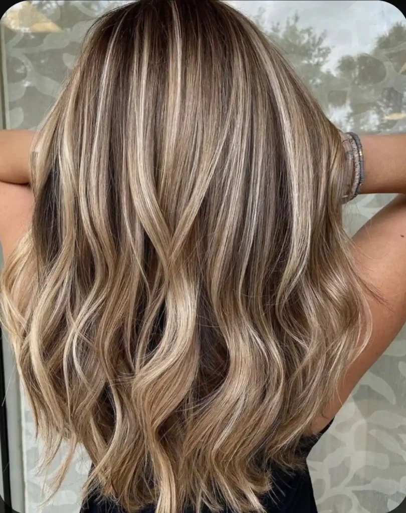 Blended Highlights and Lowlights Blonde
