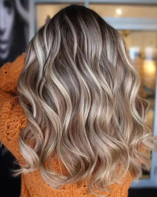 Blended Highlights and Lowlights Blonde