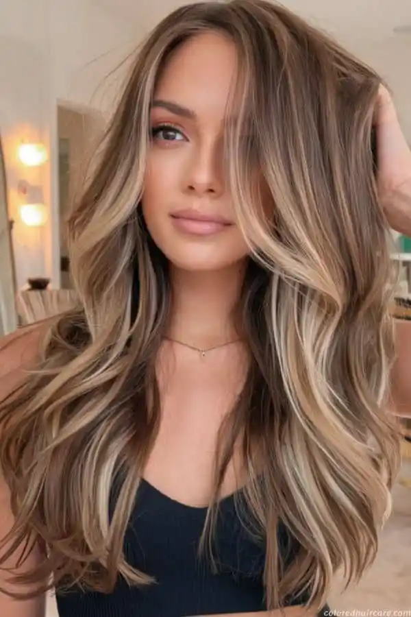 Blended Highlights and Lowlights Blonde