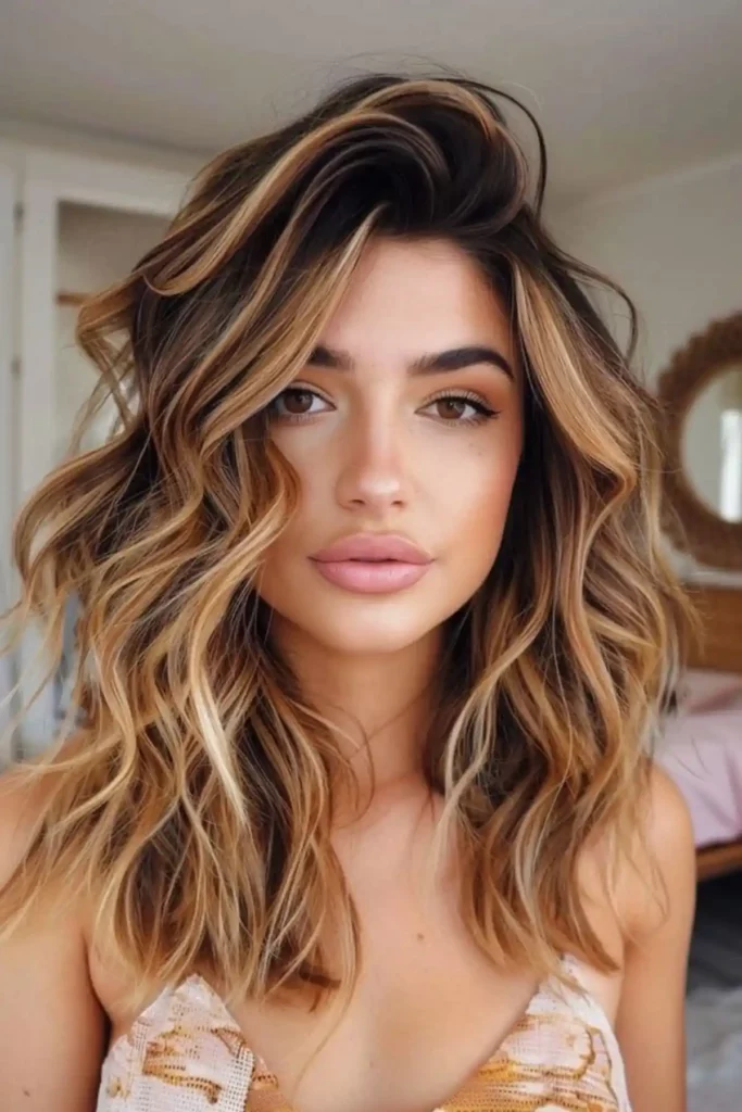 Blended Highlights and Lowlights Blonde