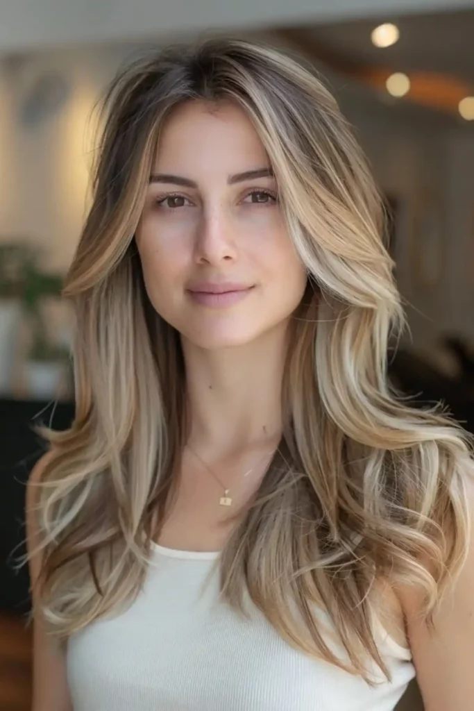 Blended Highlights and Lowlights Blonde