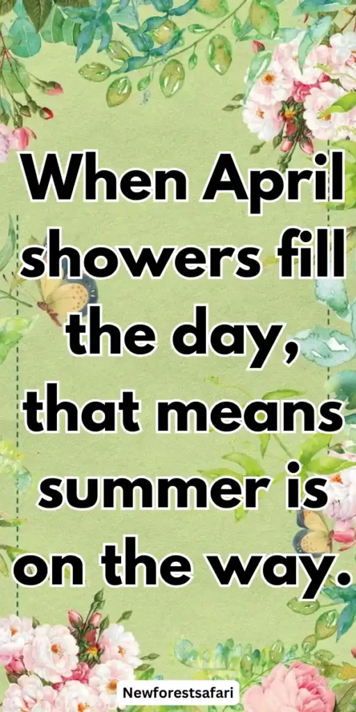 Welcome April