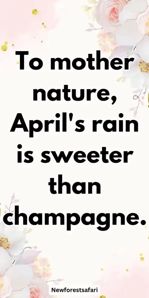 Welcome April