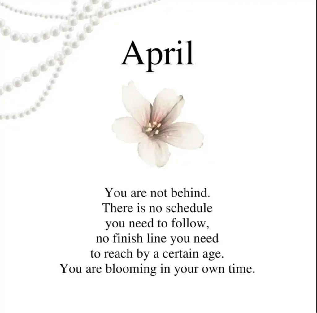 Welcome April